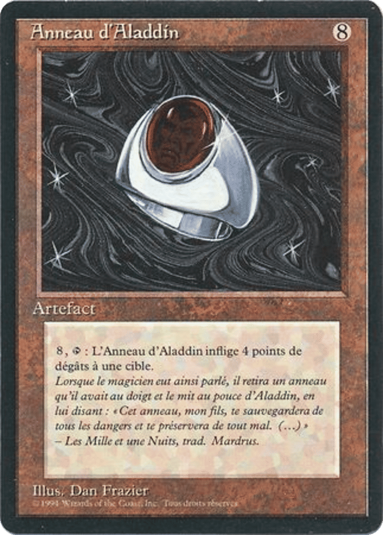 Anneau d'Aladdin — Foreign Black Border — Magic: The Gathering