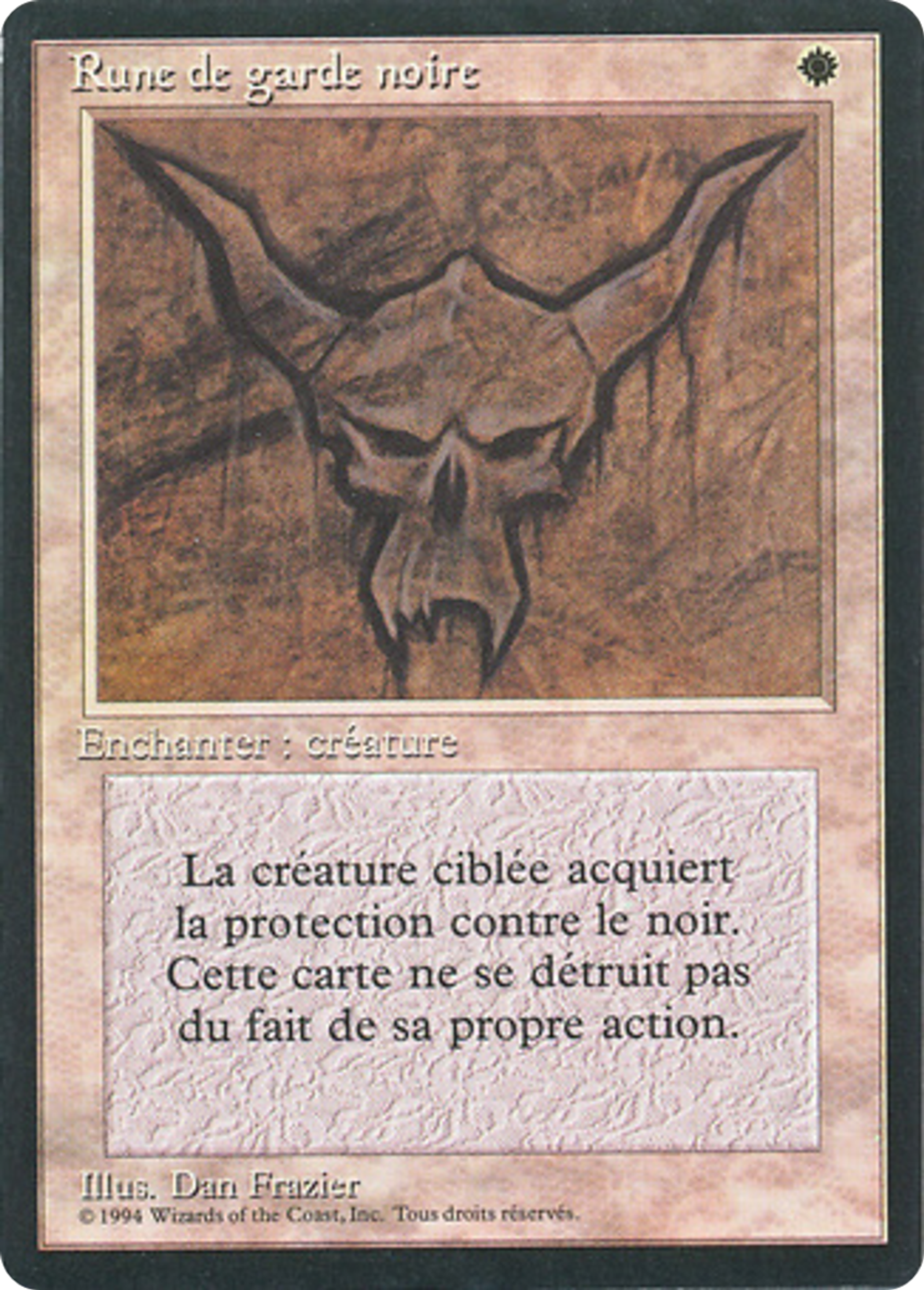 Black Ward — Foreign Black Border — Magic: The Gathering