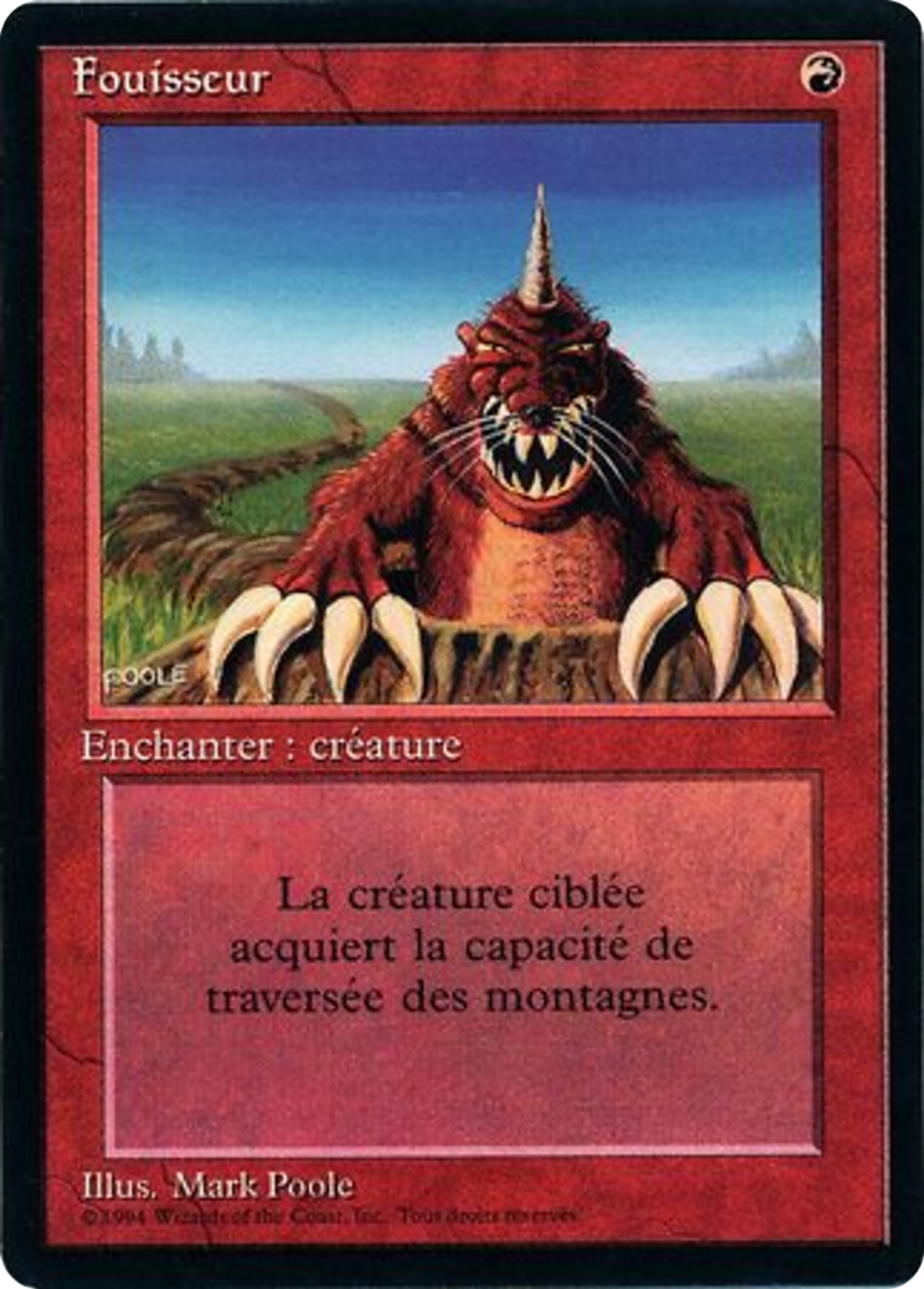 Fouisseur — Foreign Black Border — Magic: The Gathering