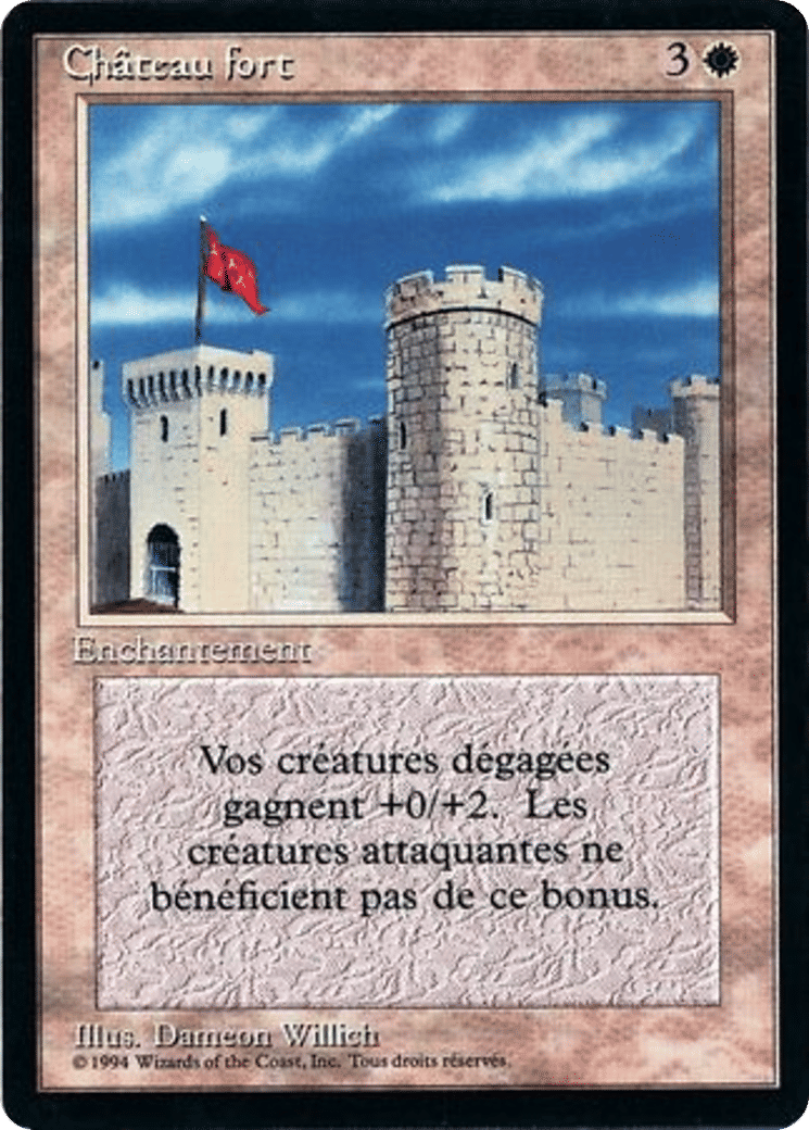 Castle — Foreign Black Border — Magic: The Gathering