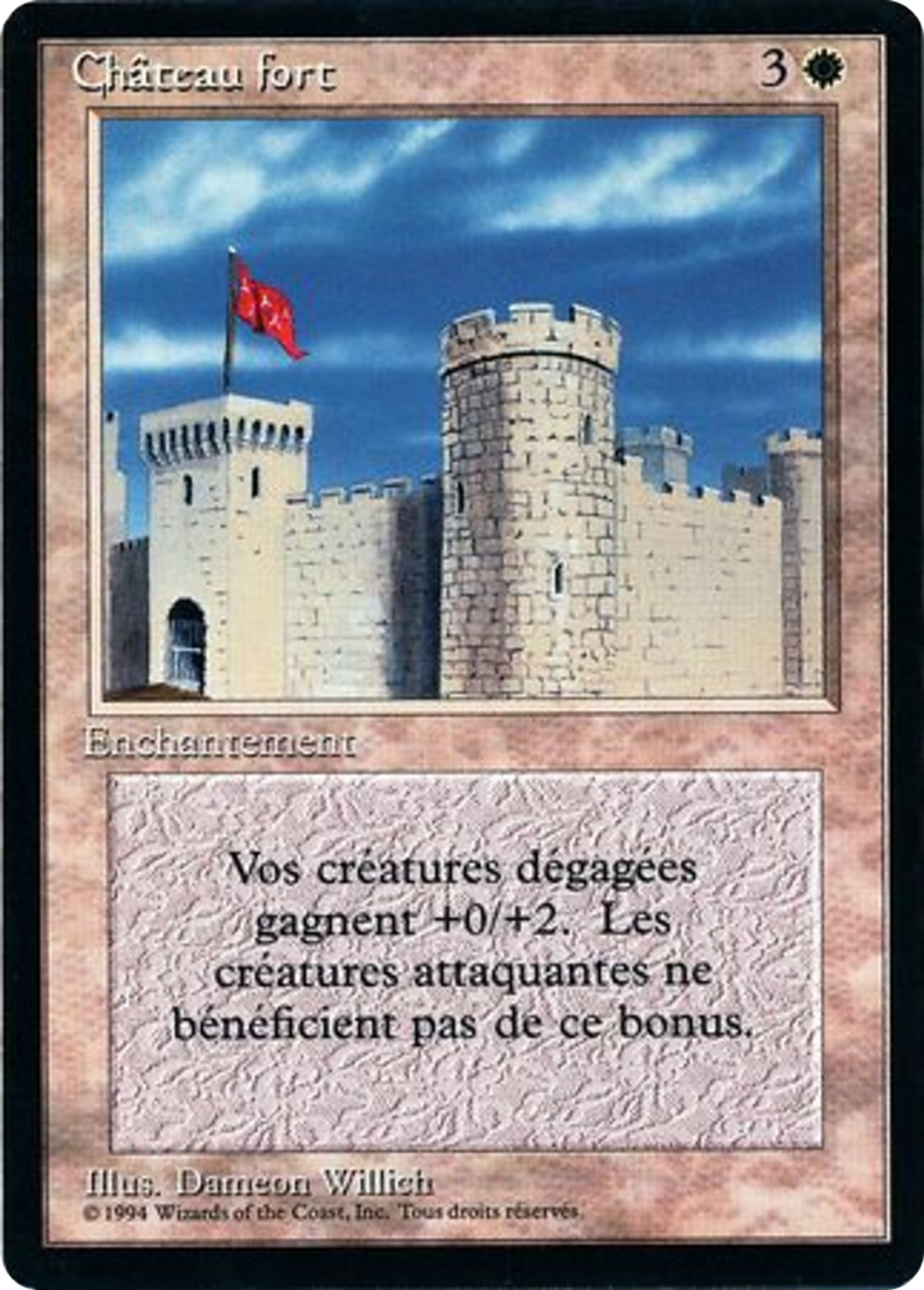 Château fort — Foreign Black Border — Magic: The Gathering