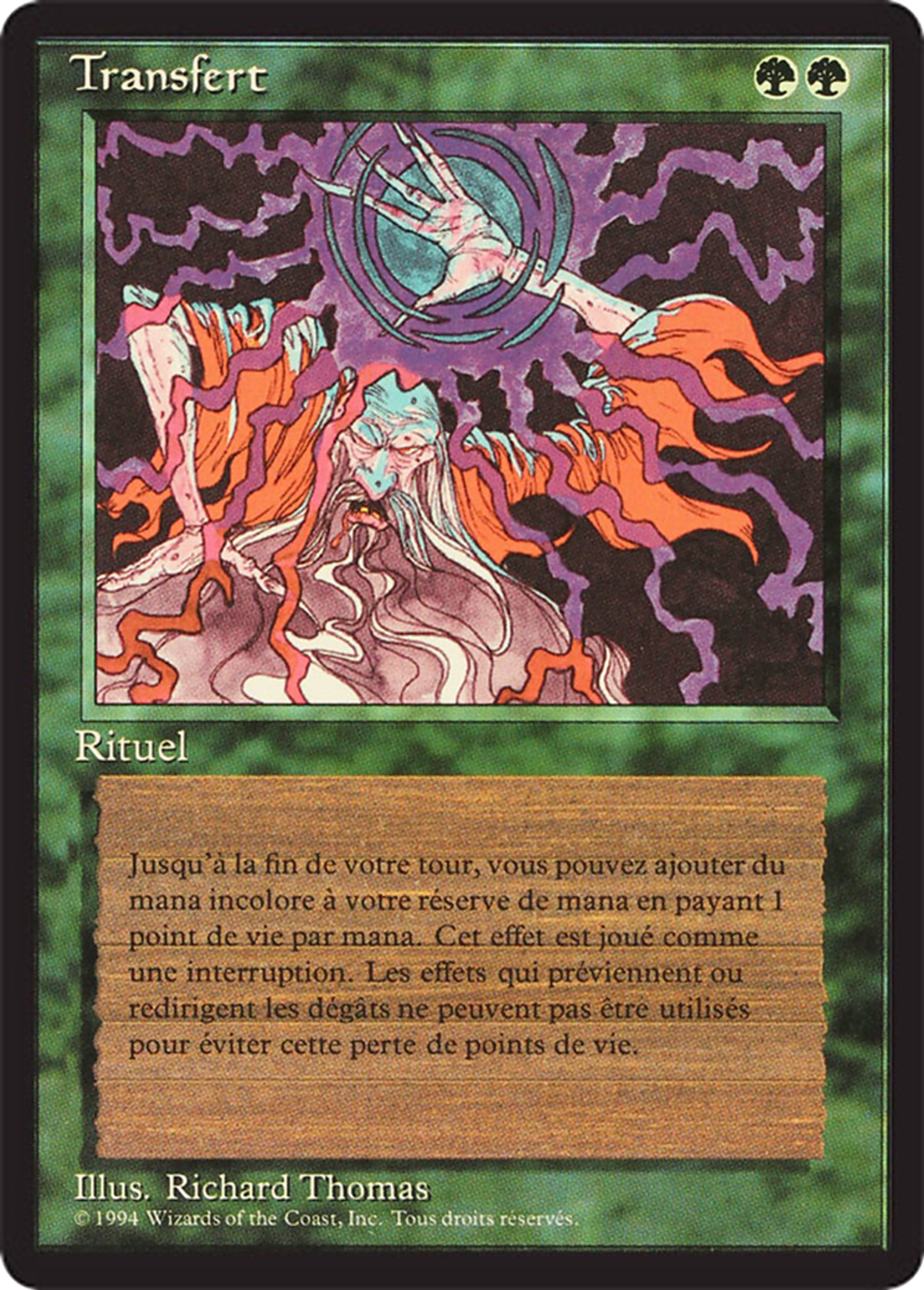 Channel — Foreign Black Border — Magic: The Gathering