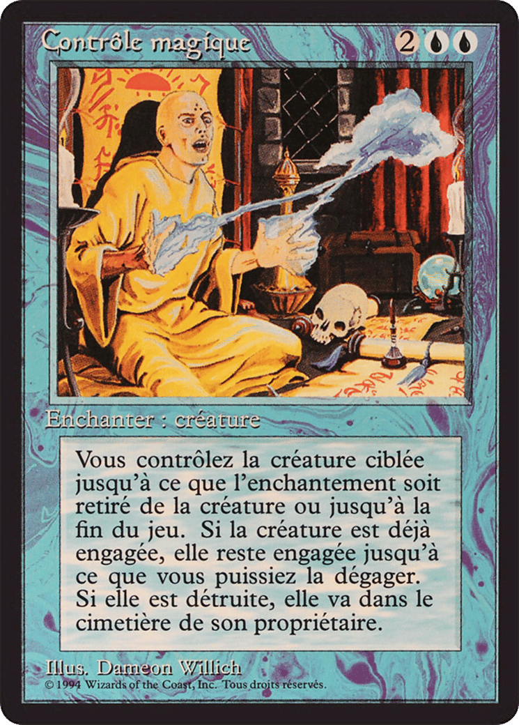 Control Magic — Foreign Black Border — Magic: The Gathering