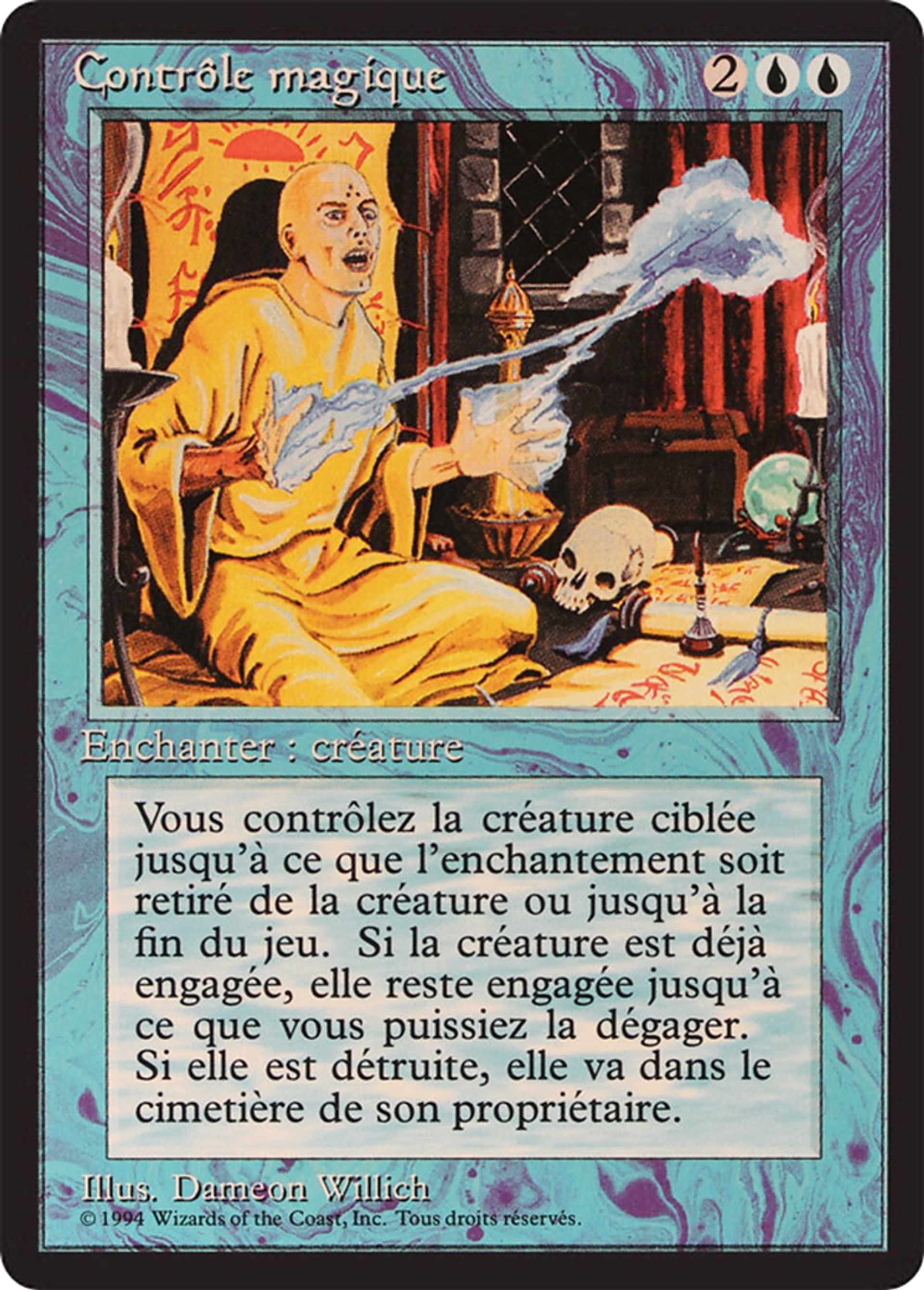 Contrôle magique — Foreign Black Border — Magic: The Gathering