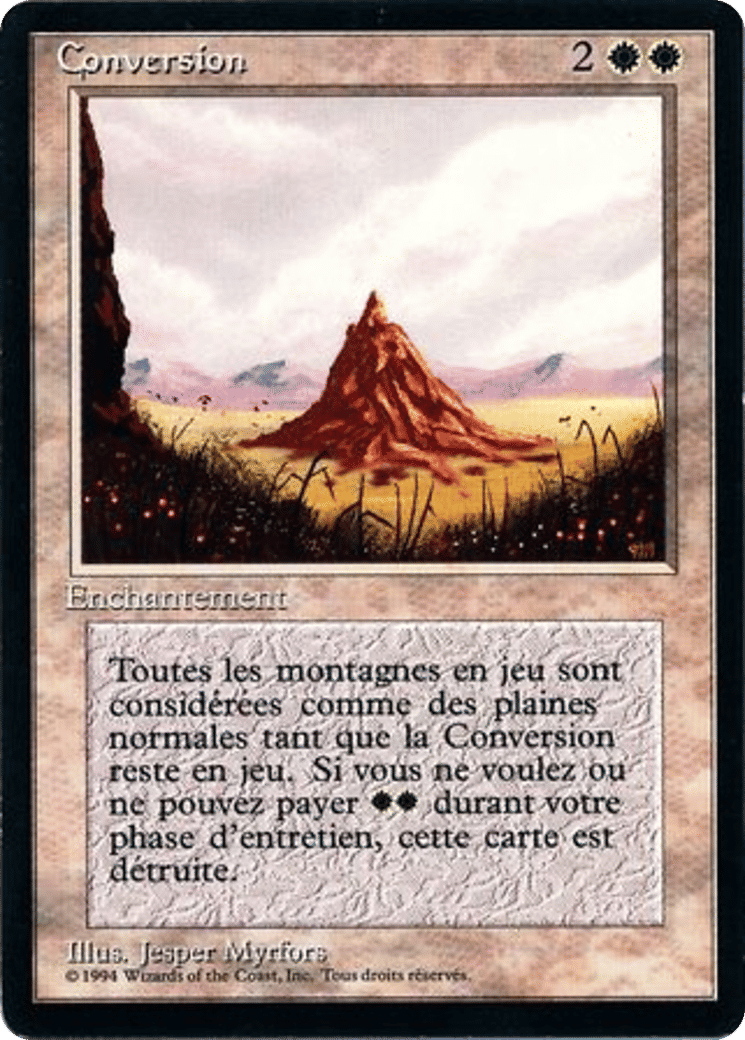 Conversion — Foreign Black Border — Magic: The Gathering