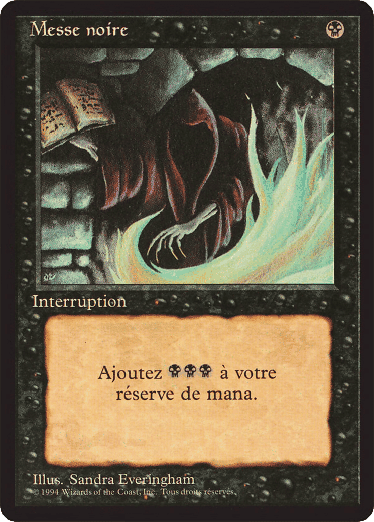 Dark Ritual — Foreign Black Border — Magic: The Gathering