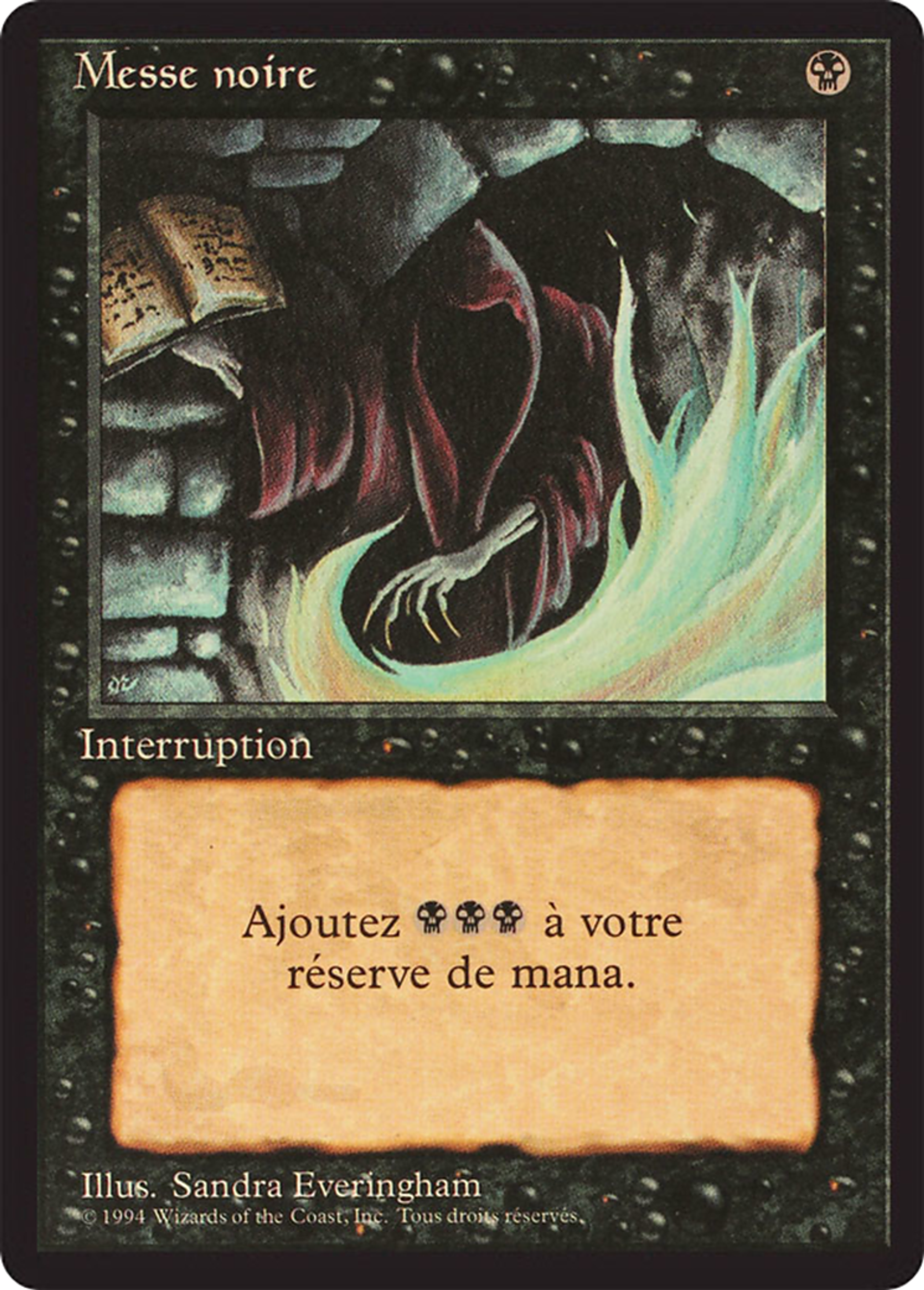 Dark Ritual — Foreign Black Border — Magic: The Gathering