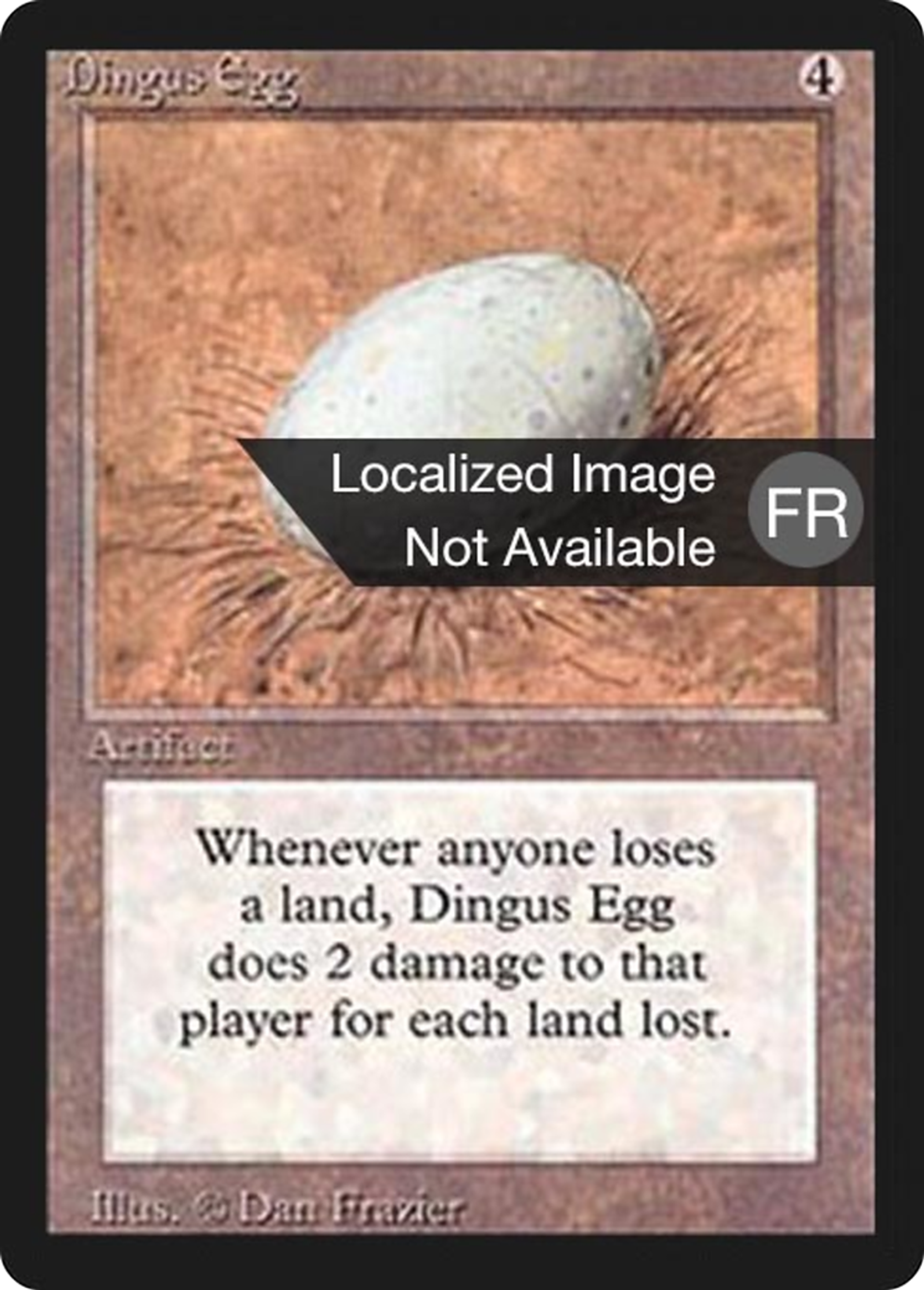Œuf de dingus — Foreign Black Border — Magic: The Gathering