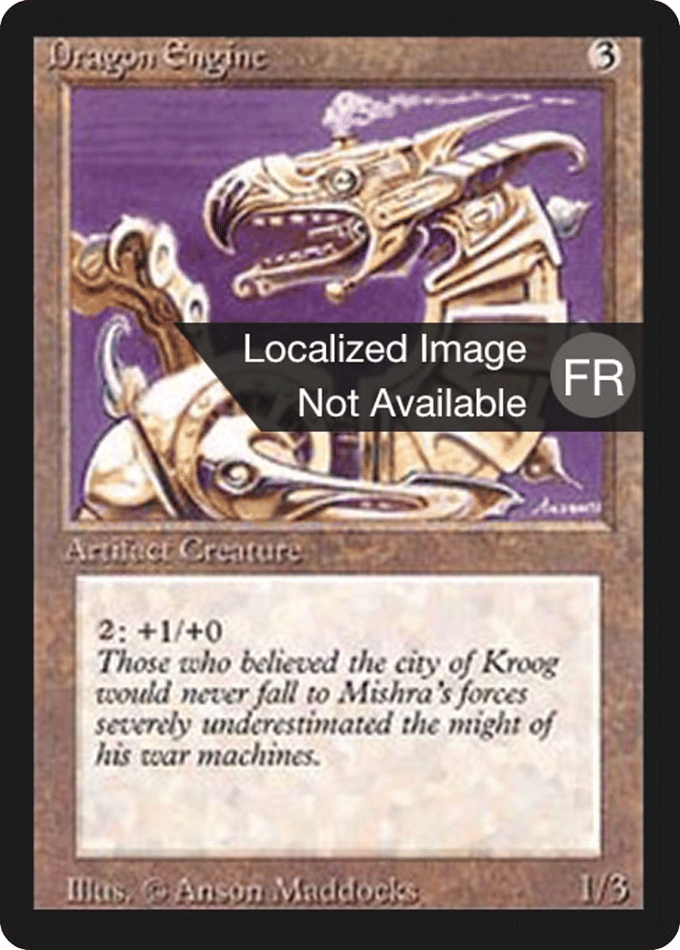 Dragon-machine — Foreign Black Border — Magic: The Gathering