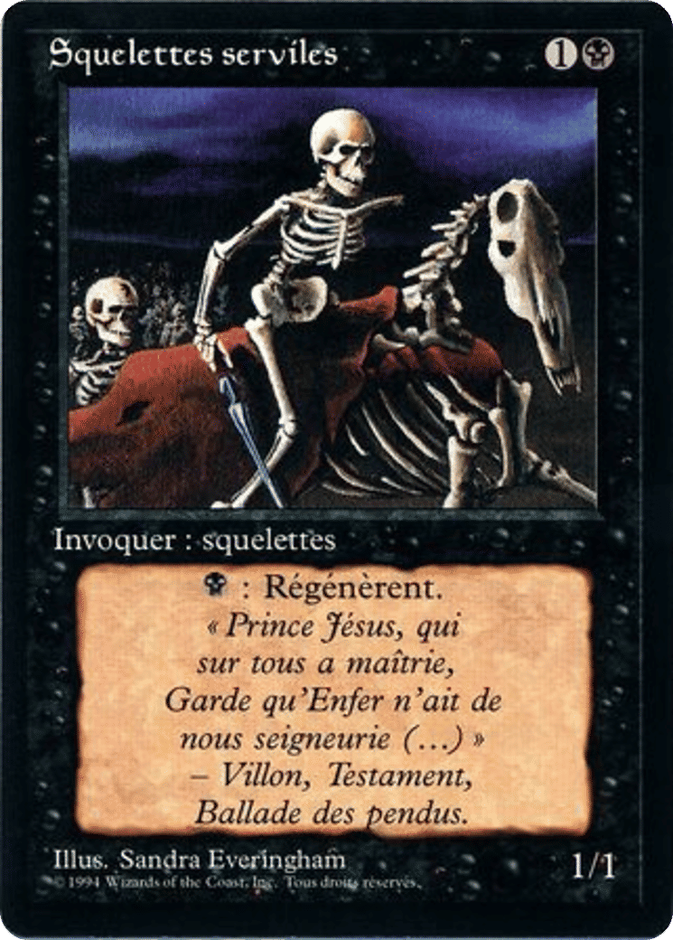 Drudge Skeletons — Foreign Black Border — Magic: The Gathering