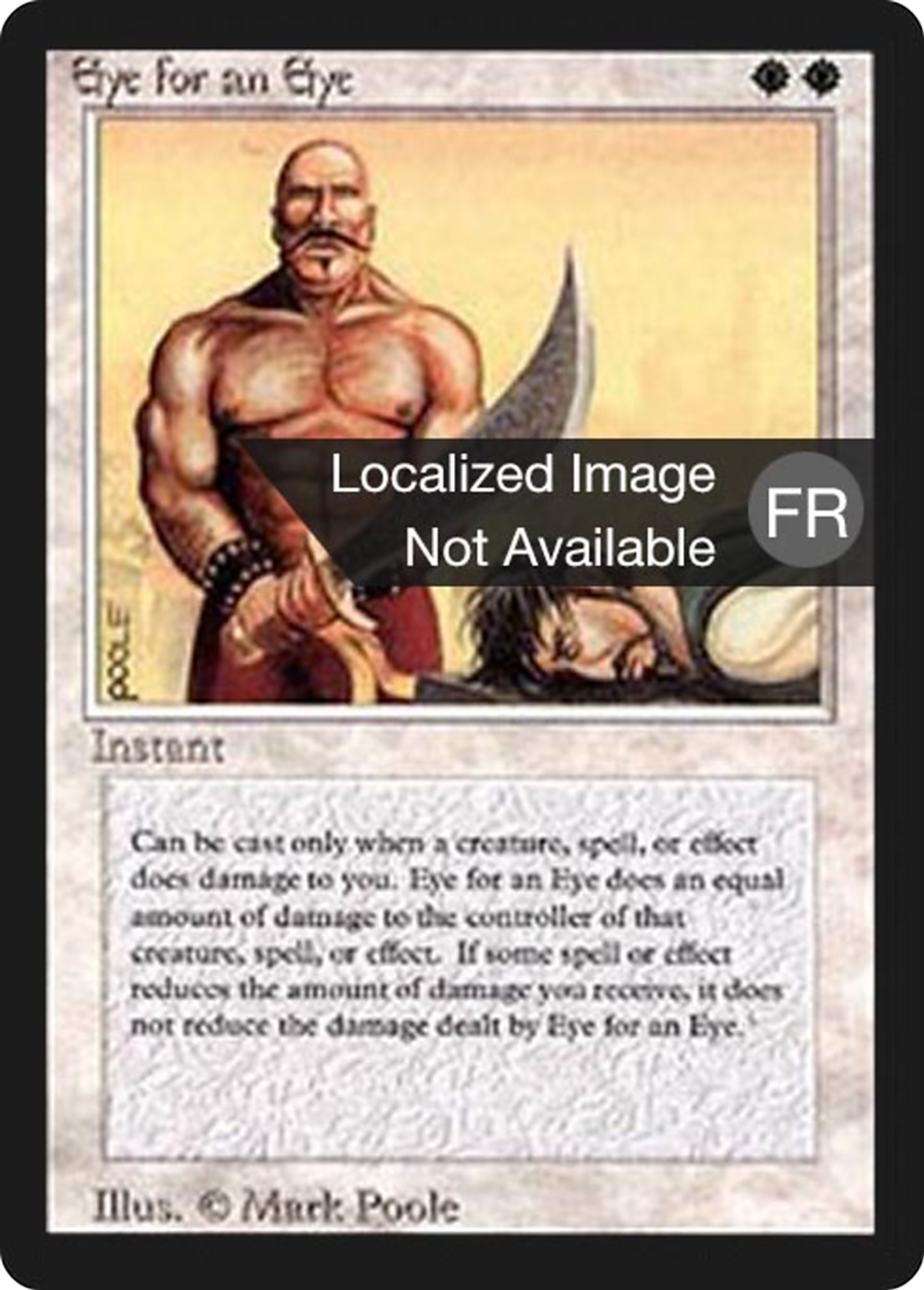 OEil pour OEil — Foreign Black Border — Magic: The Gathering