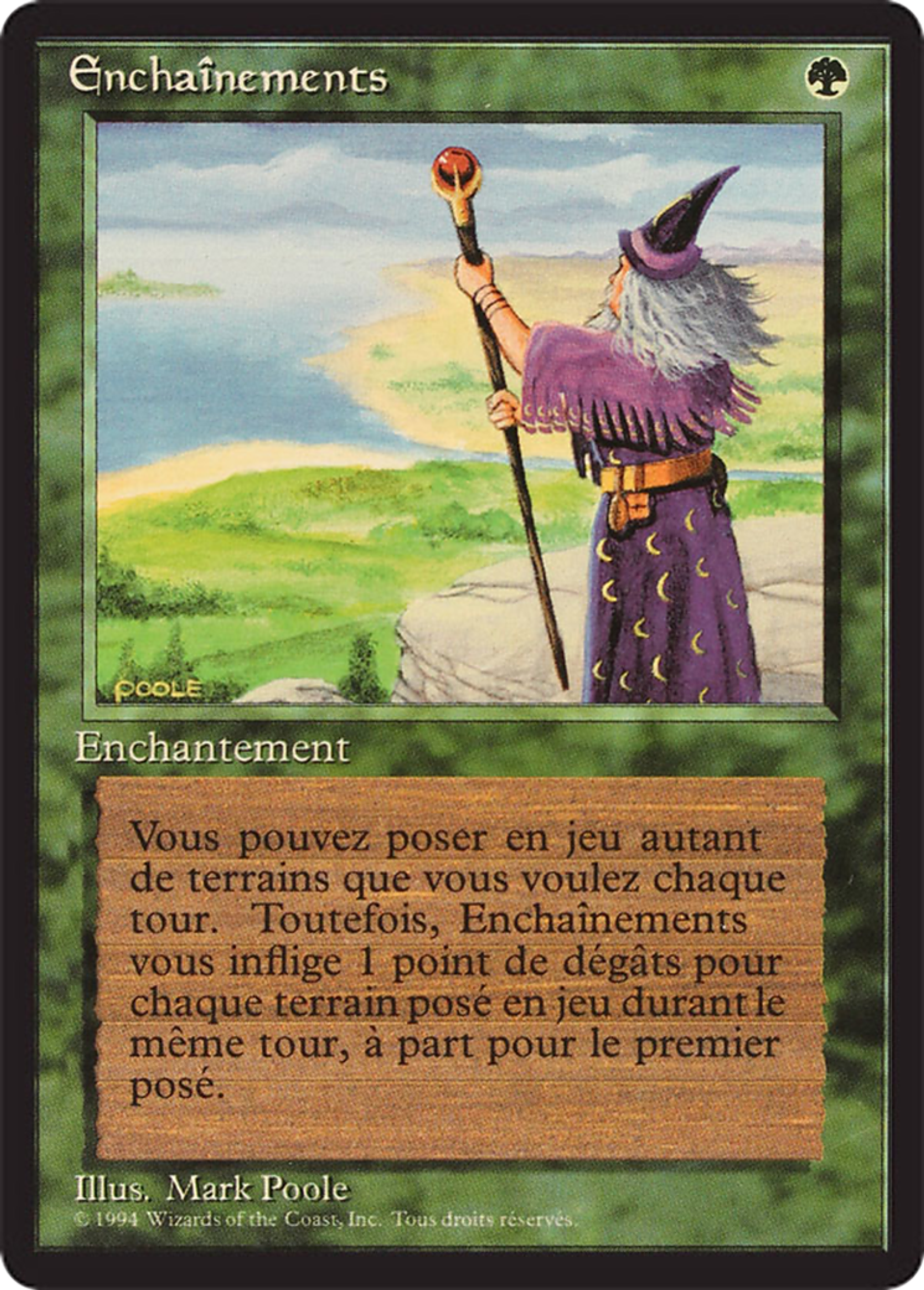 Fastbond — Foreign Black Border — Magic: The Gathering