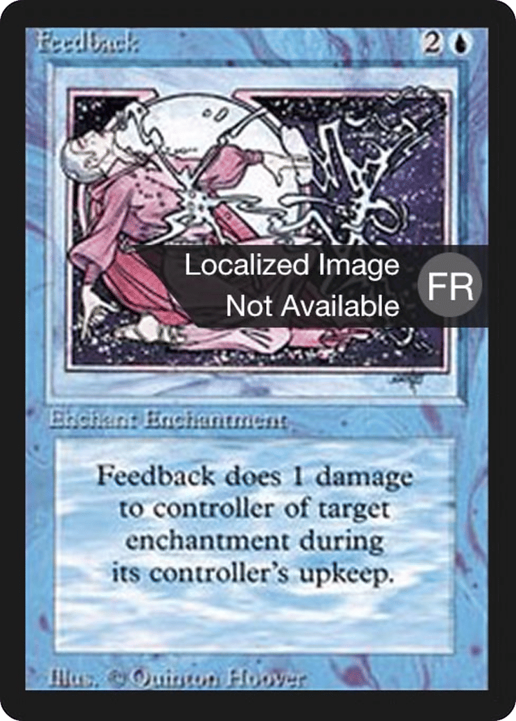 Rétroaction — Foreign Black Border — Magic: The Gathering