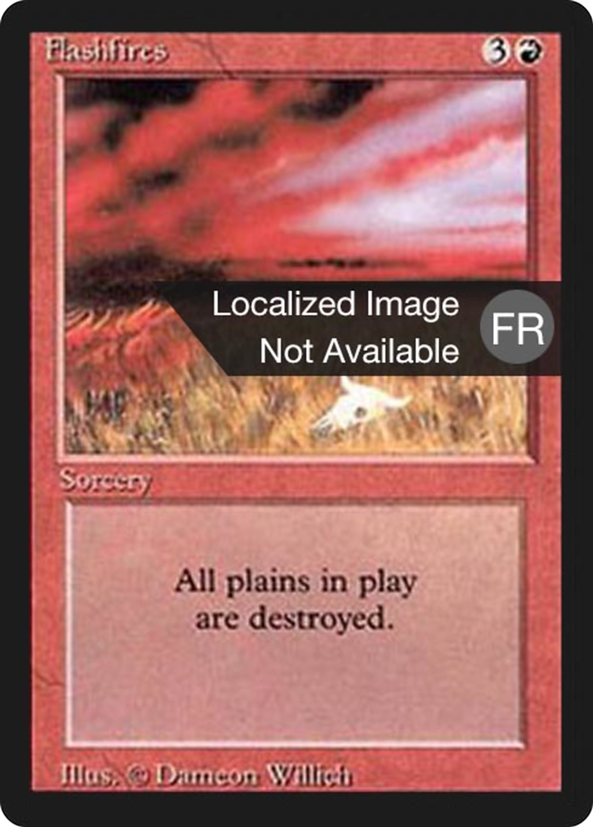 Flashfires — Foreign Black Border — Magic: The Gathering
