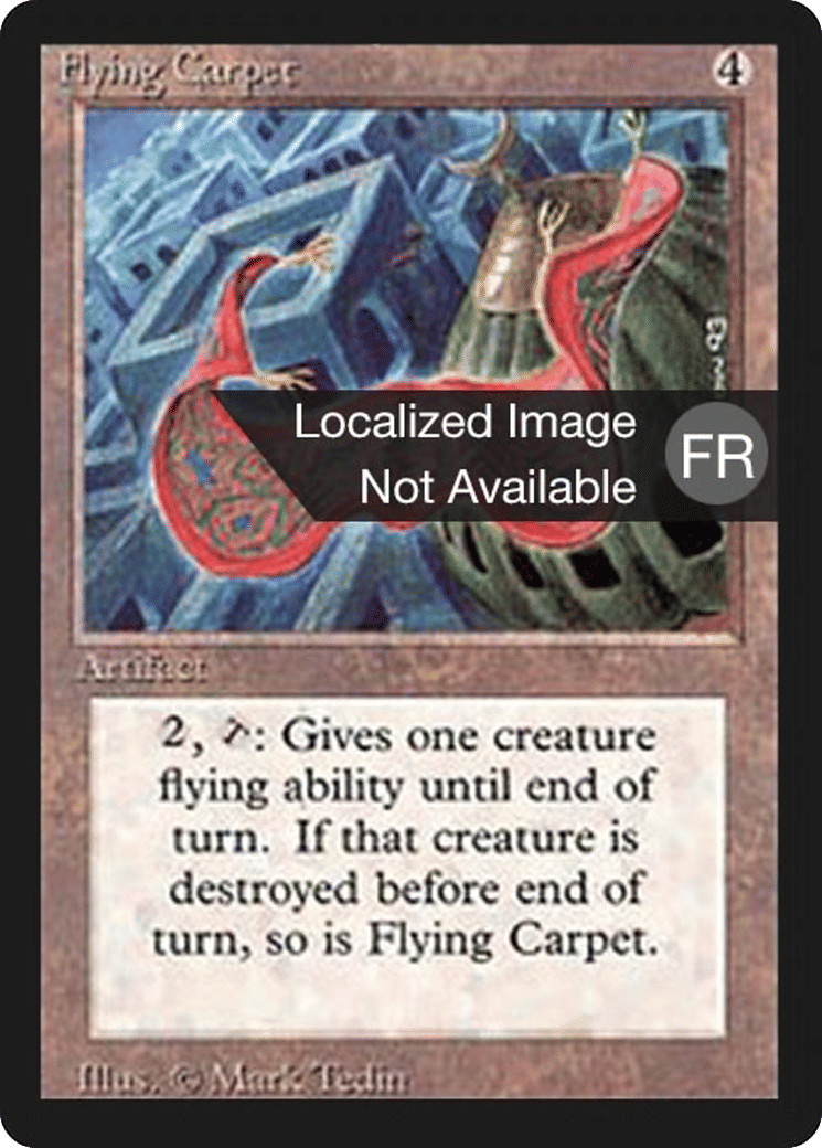 Flying Carpet — Foreign Black Border — Magic: The Gathering