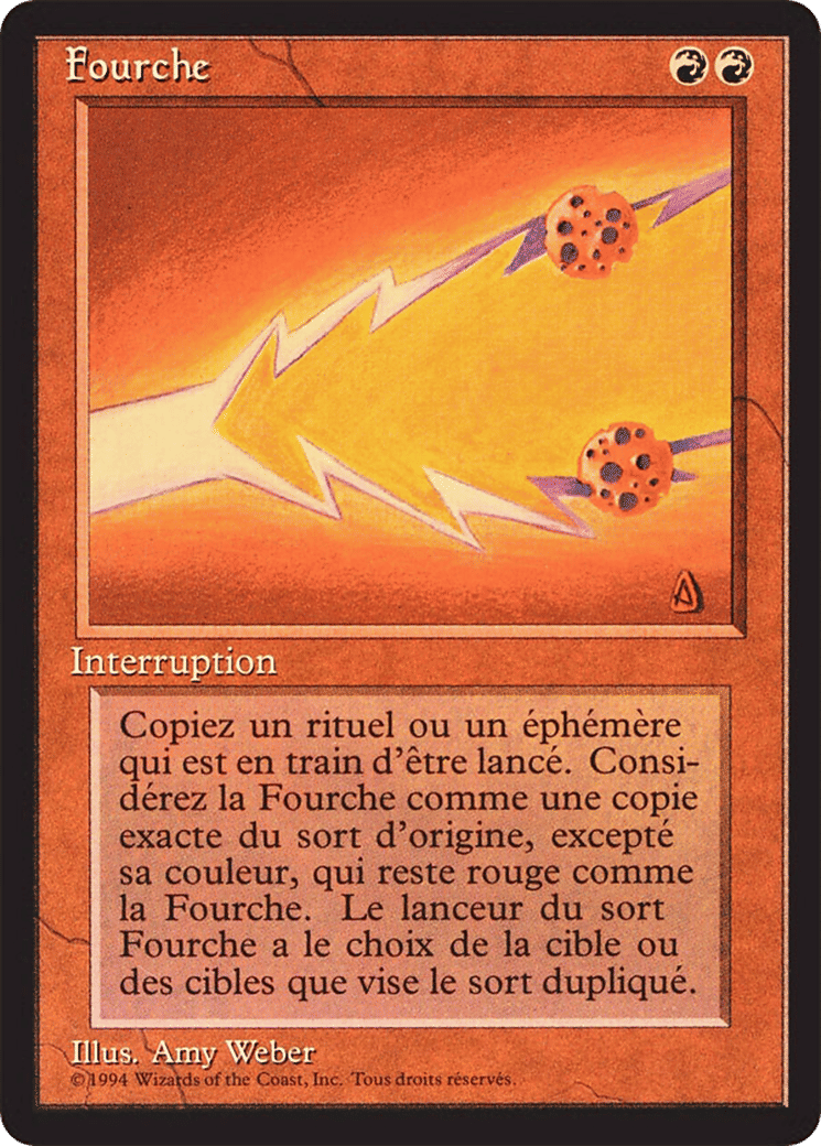 Fourche — Foreign Black Border — Magic: The Gathering