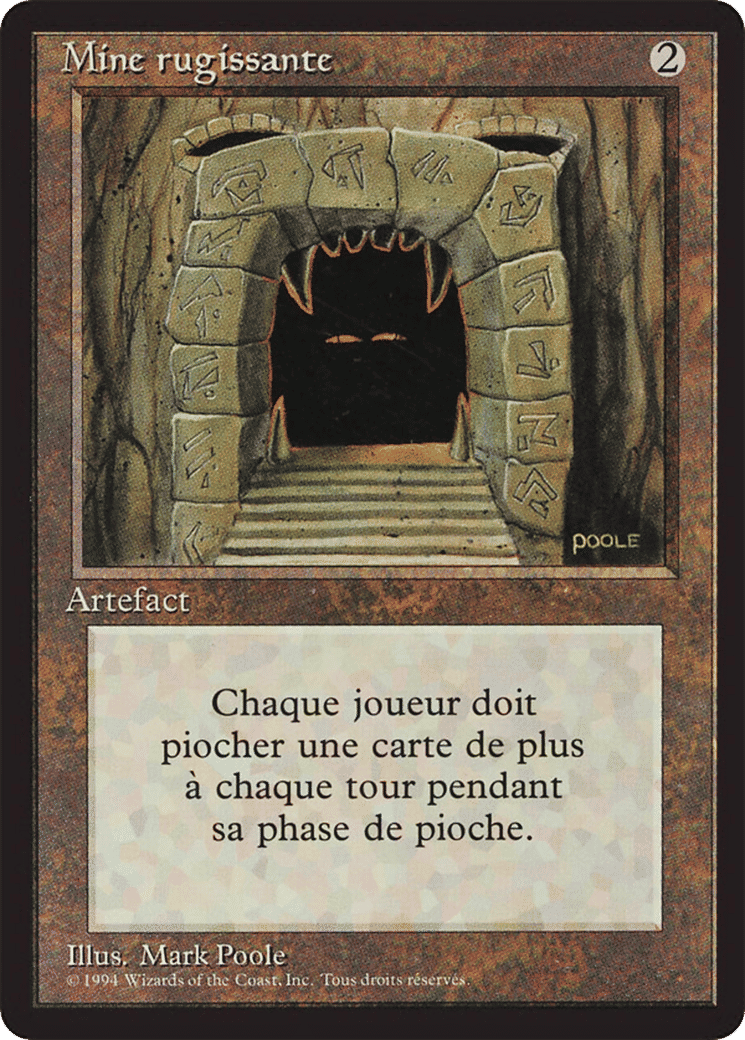 Howling Mine — Foreign Black Border — Magic: The Gathering