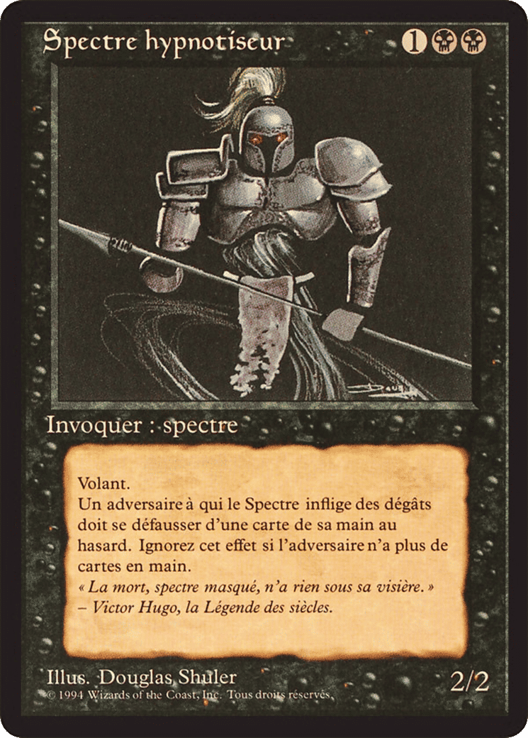 Hypnotic Specter — Foreign Black Border — Magic: The Gathering