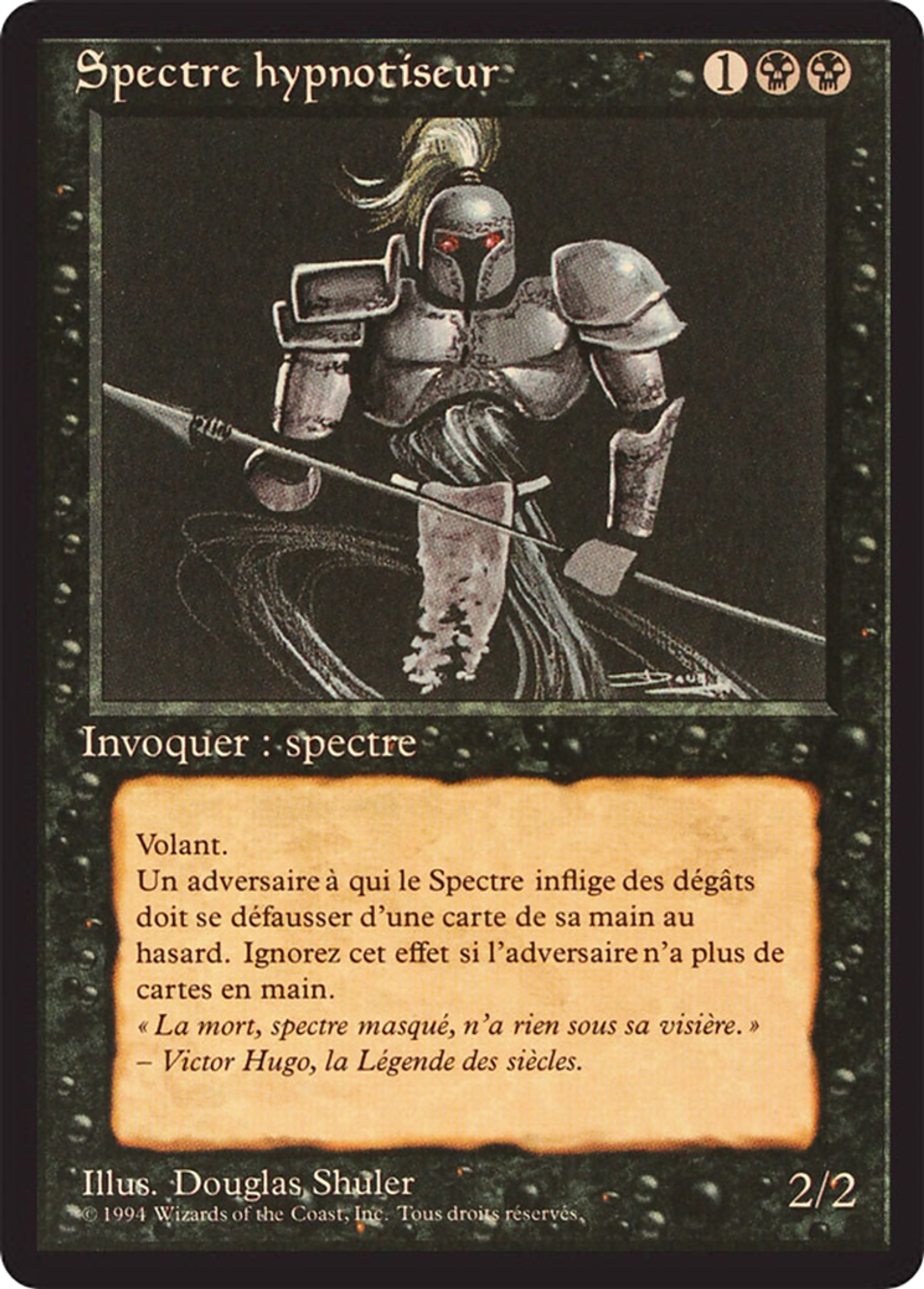 Hypnotic Specter — Foreign Black Border — Magic: The Gathering