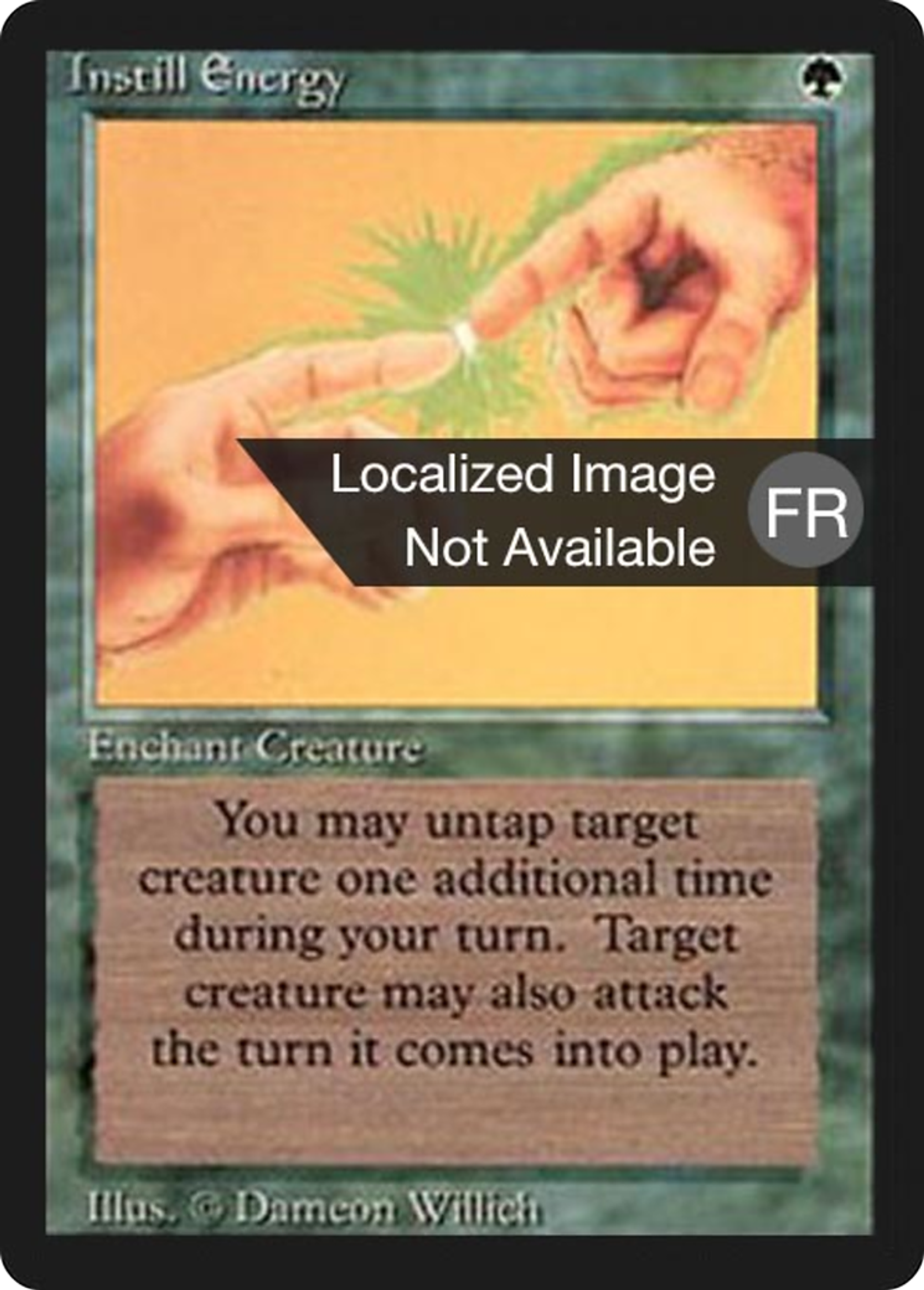 Vivacité — Foreign Black Border — Magic: The Gathering