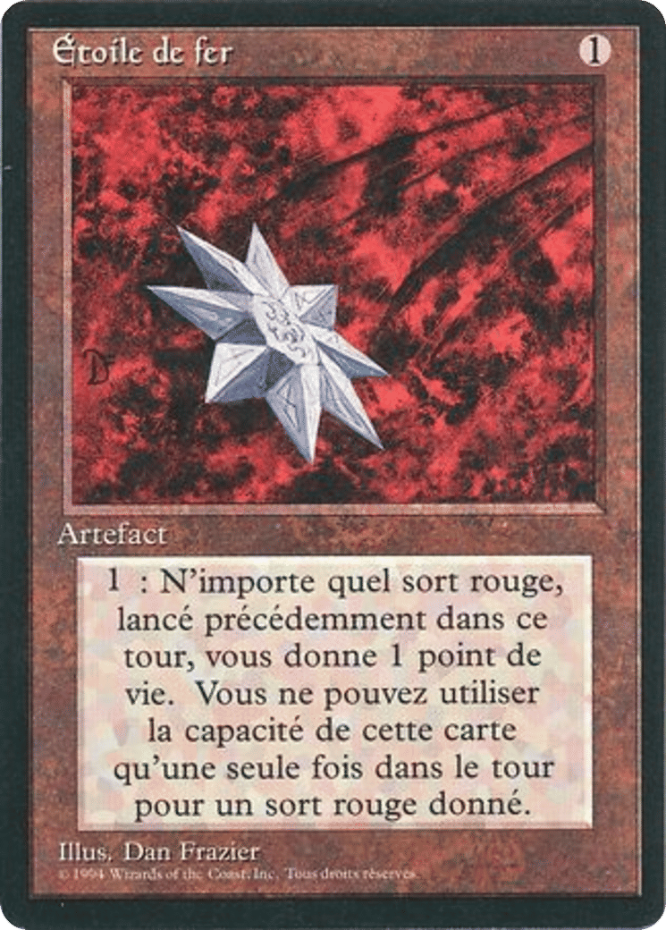 Iron Star — Foreign Black Border — Magic: The Gathering