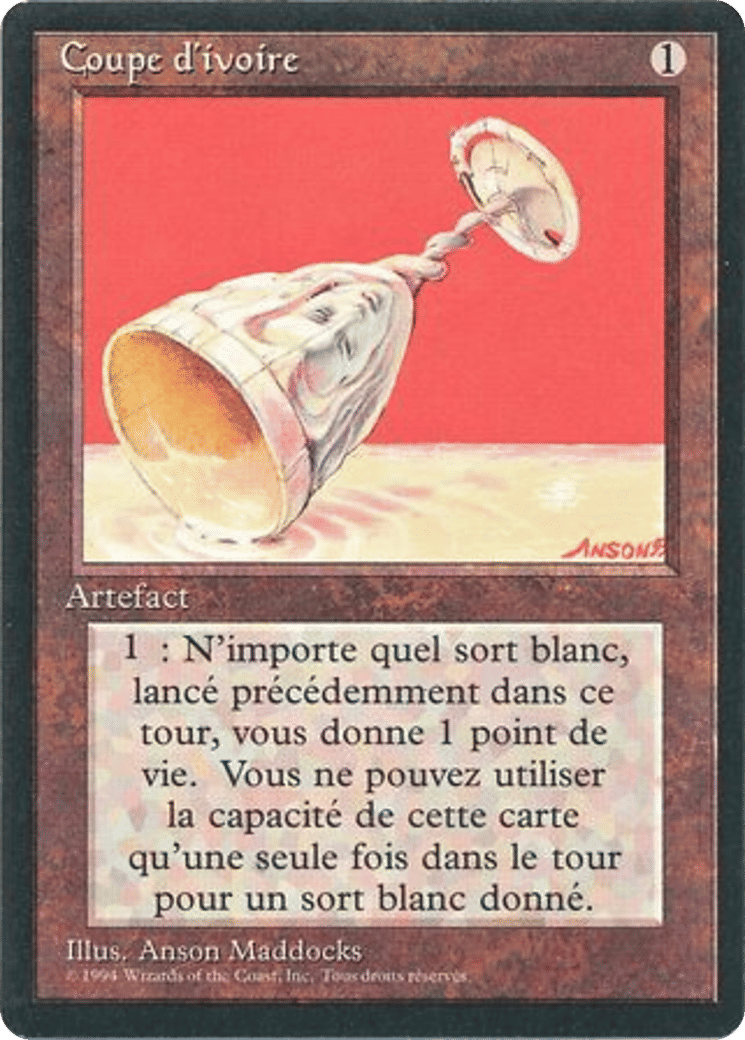 Coupe d'ivoire — Foreign Black Border — Magic: The Gathering