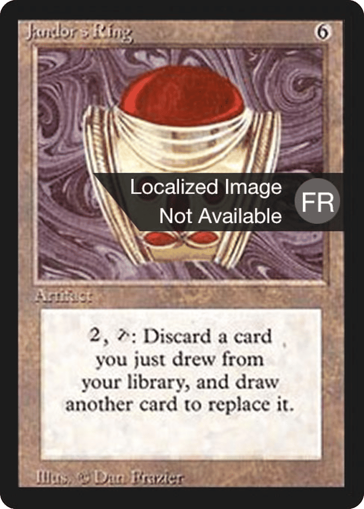 Jandor's Ring — Foreign Black Border — Magic: The Gathering