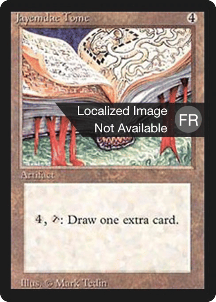 Jayemdae Tome — Foreign Black Border — Magic: The Gathering