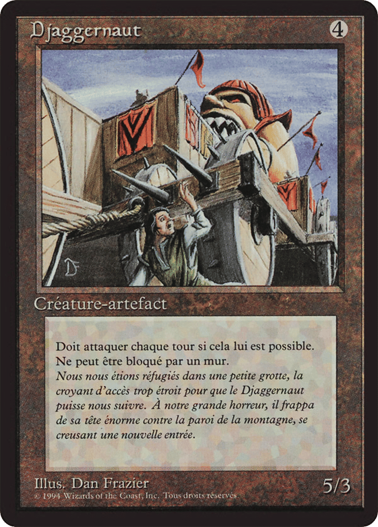 Juggernaut — Foreign Black Border — Magic: The Gathering