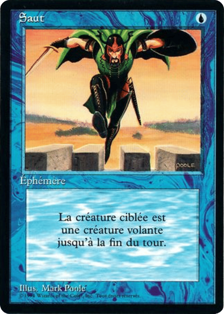 Jump — Foreign Black Border — Magic: The Gathering