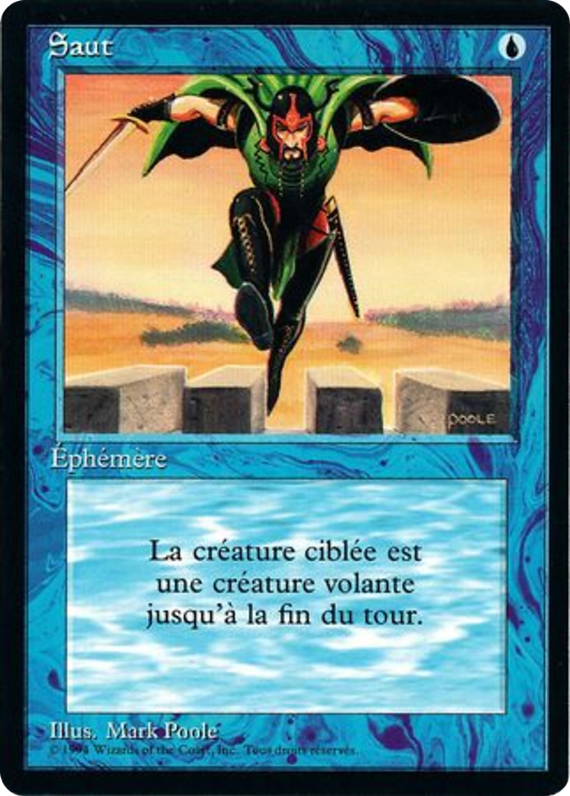 Saut — Foreign Black Border — Magic: The Gathering