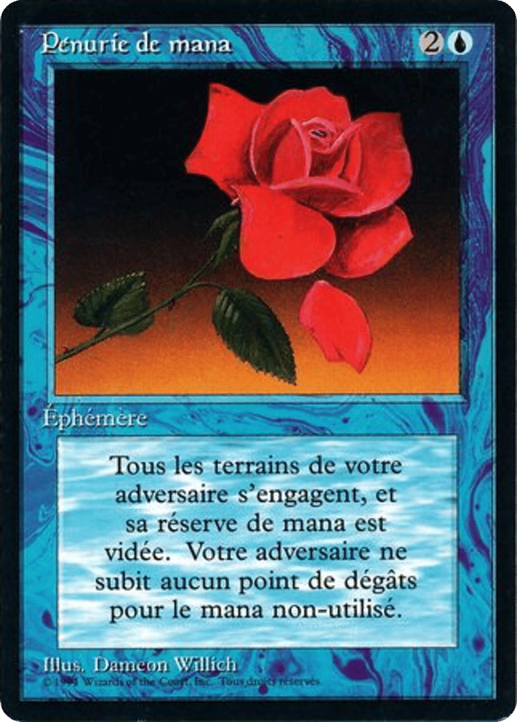 Mana Short — Foreign Black Border — Magic: The Gathering