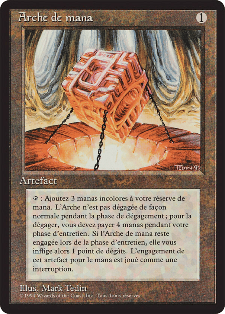 Mana Vault — Foreign Black Border — Magic: The Gathering