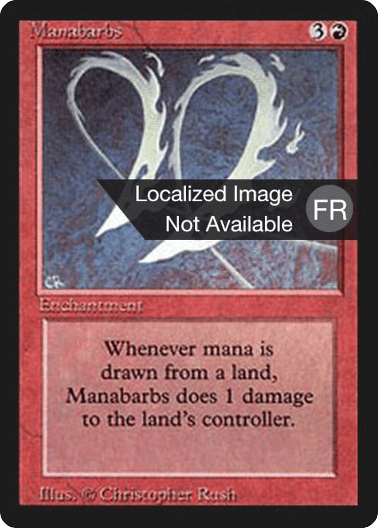 Manabarbs — Foreign Black Border — Magic: The Gathering