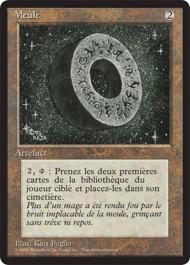 Millstone — Foreign Black Border — Magic: The Gathering