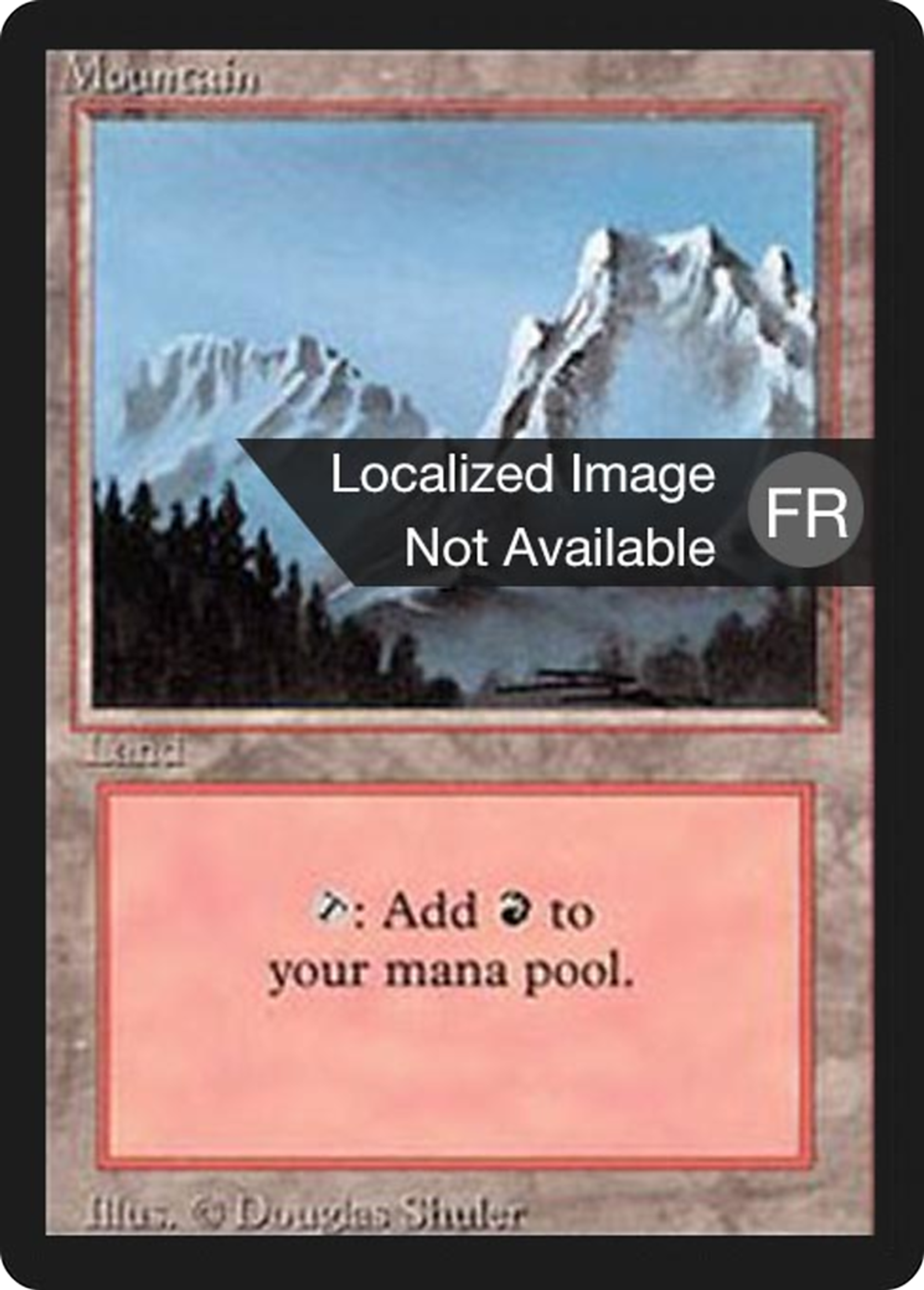 Montagne — Foreign Black Border — Magic: The Gathering