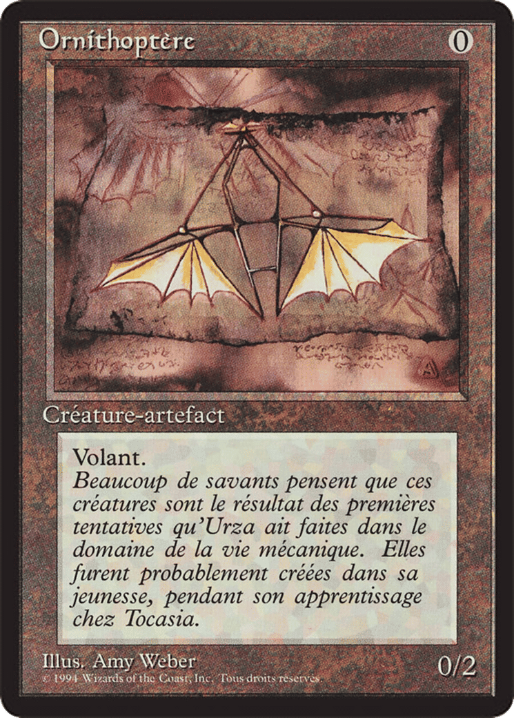 Ornithopter — Foreign Black Border — Magic: The Gathering
