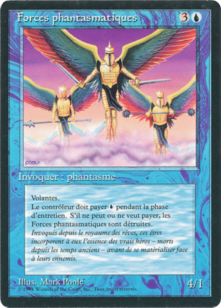 Forces phantasmatiques — Foreign Black Border — Magic: The Gathering