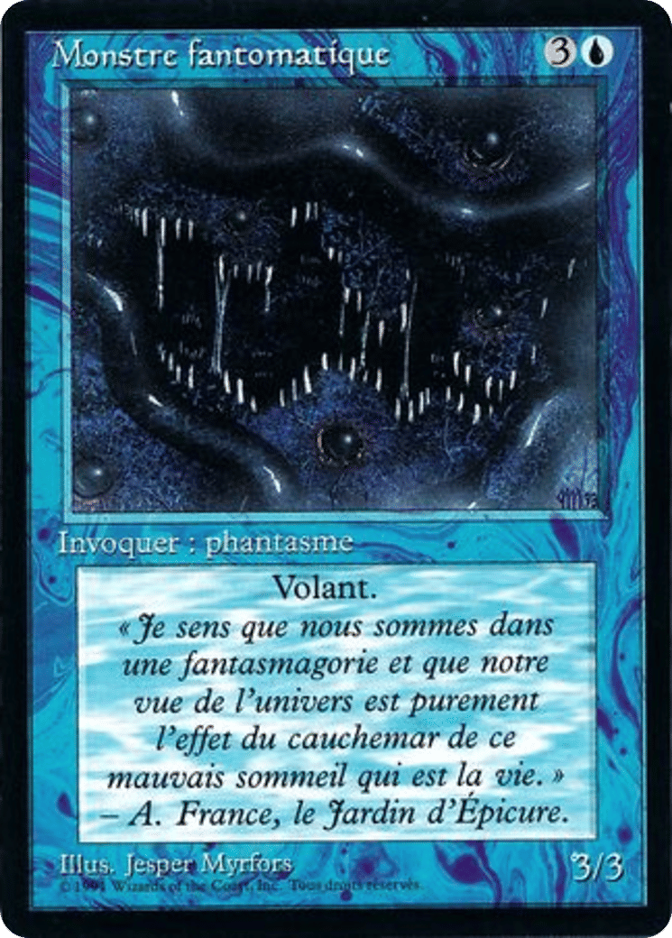 Phantom Monster — Foreign Black Border — Magic: The Gathering