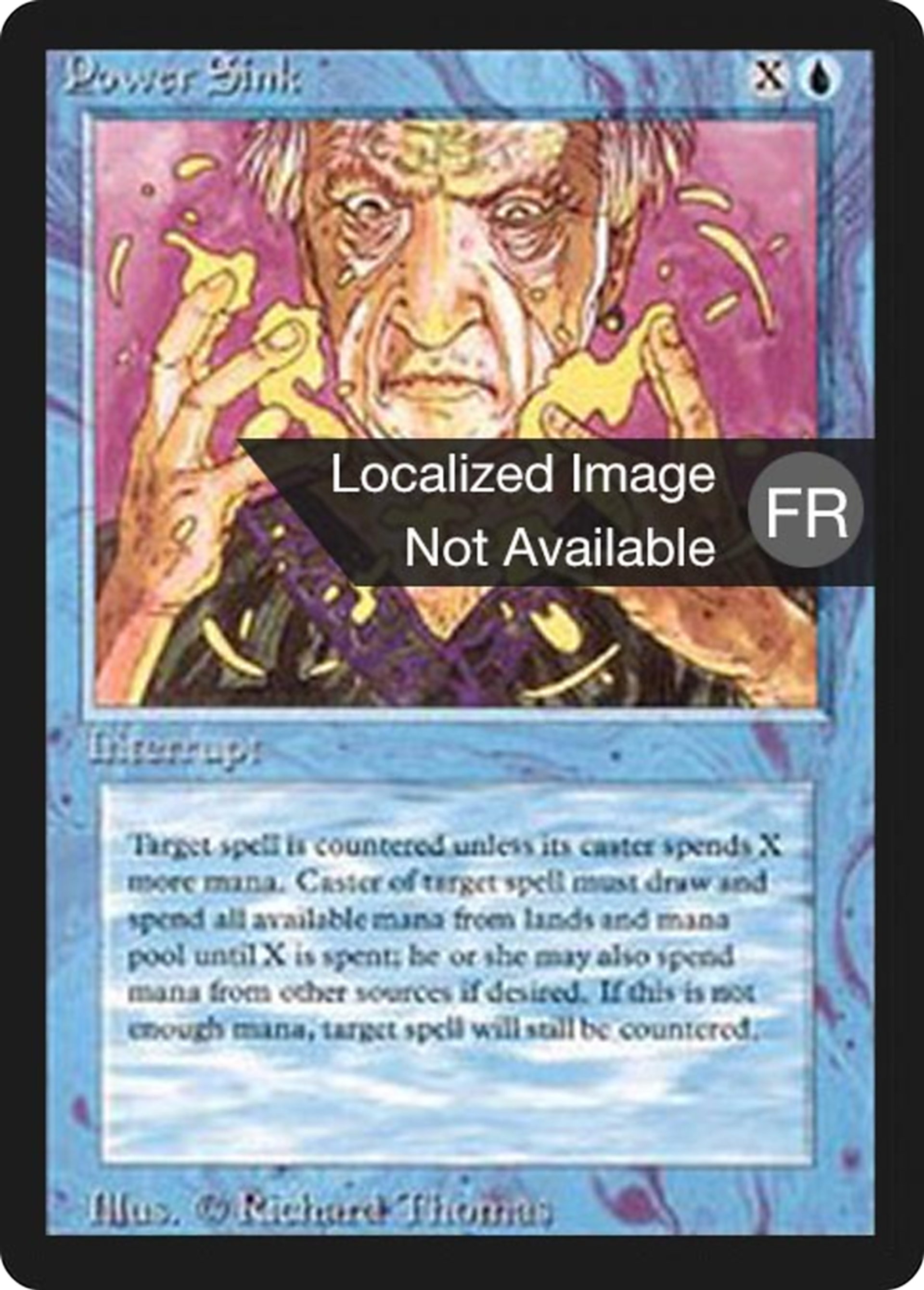 Siphon d'énergie — Foreign Black Border — Magic: The Gathering