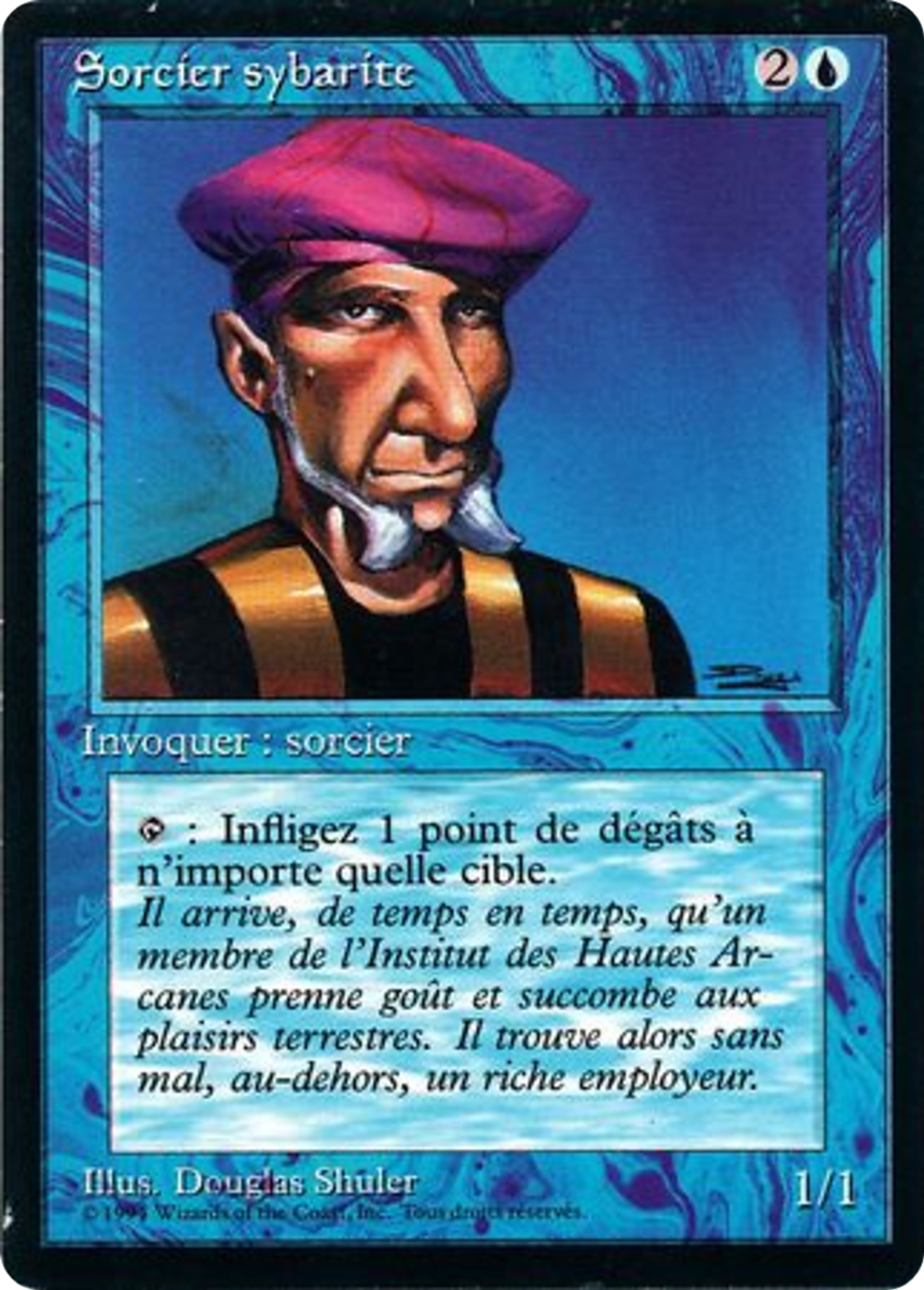 Sorcier sybarite — Foreign Black Border — Magic: The Gathering