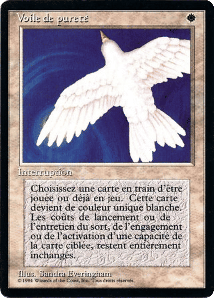 Purelace — Foreign Black Border — Magic: The Gathering