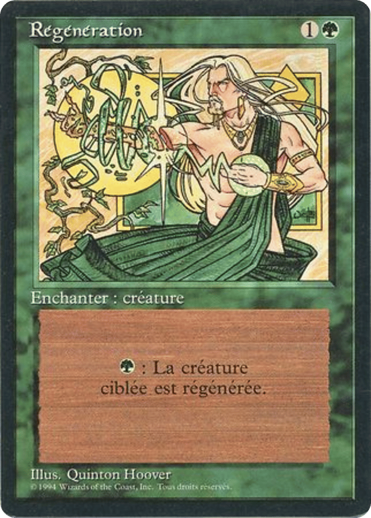 Regeneration — Foreign Black Border — Magic: The Gathering
