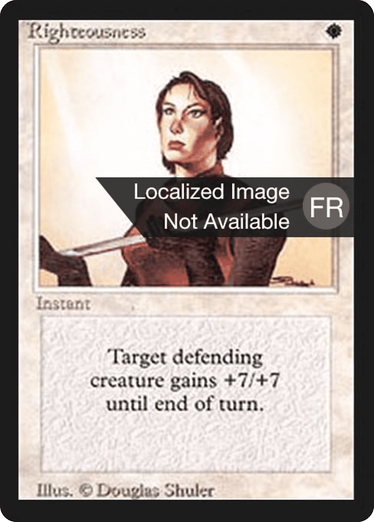 Droiture — Foreign Black Border — Magic: The Gathering