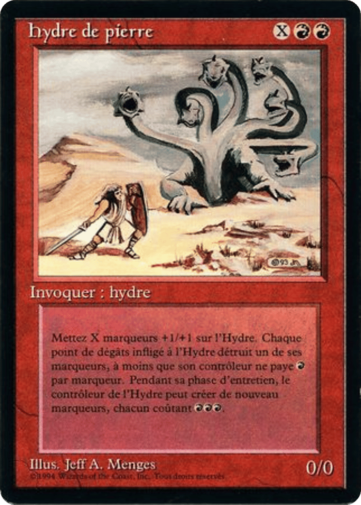 Rock Hydra — Foreign Black Border — Magic: The Gathering
