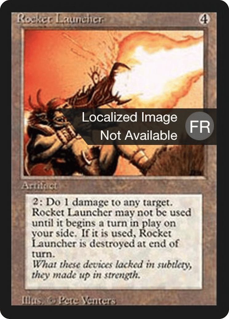 Lance-roquettes — Foreign Black Border — Magic: The Gathering