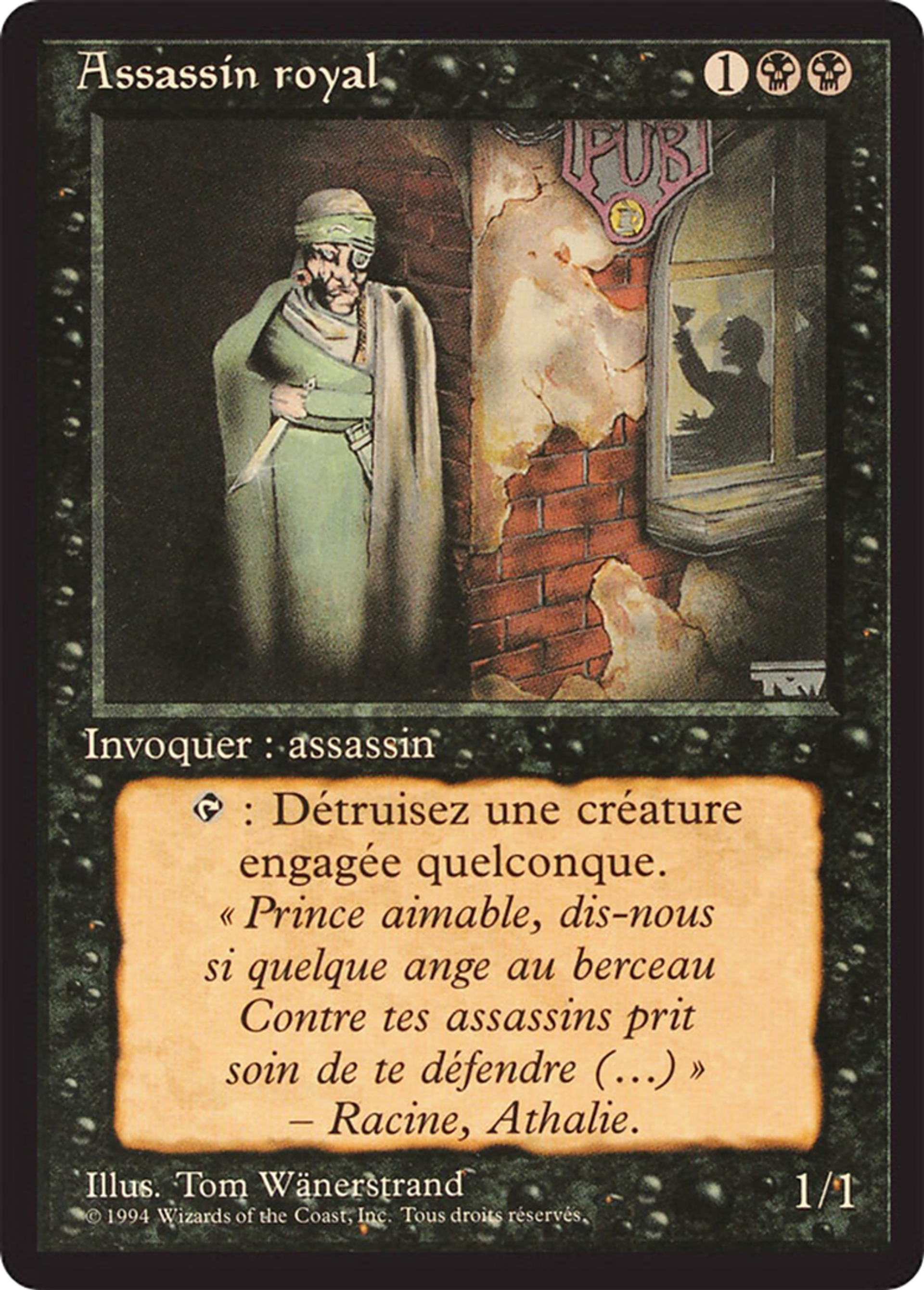 Assassin royal — Foreign Black Border — Magic: The Gathering