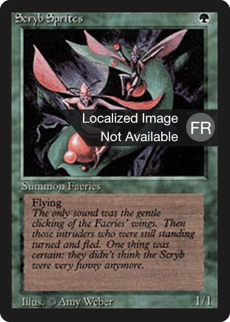 Farfadets de la scrutaie — Foreign Black Border — Magic: The Gathering
