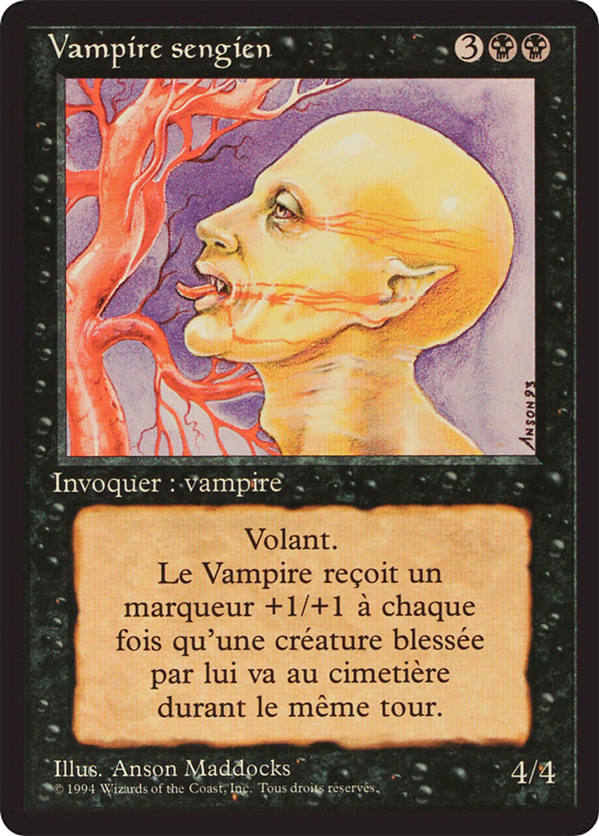 Sengir Vampire — Foreign Black Border — Magic: The Gathering
