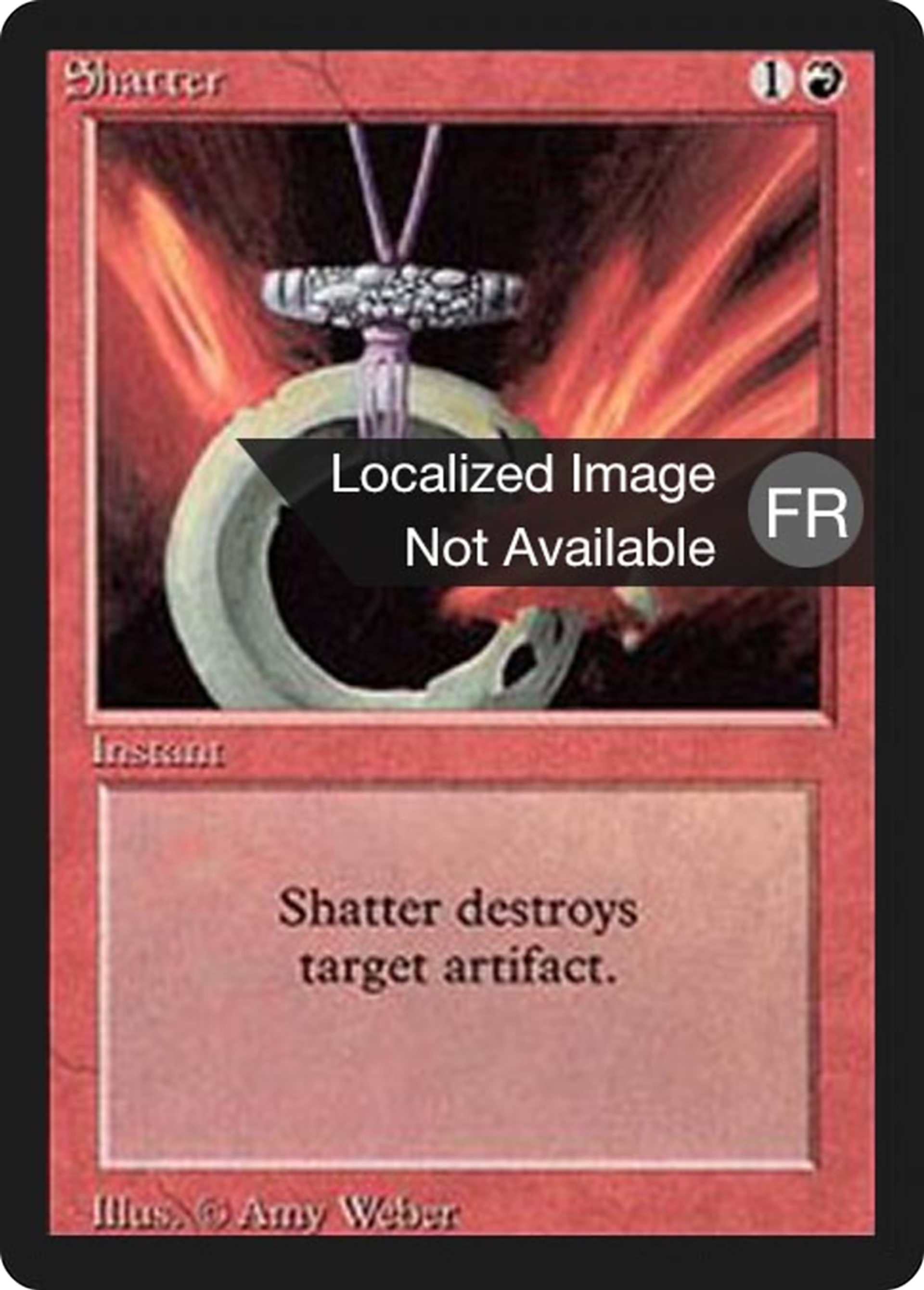 Shatter — Foreign Black Border — Magic: The Gathering